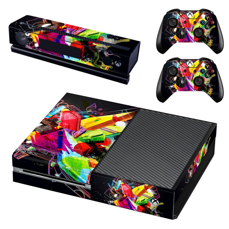 Cool Graphics Abstract Design Xbox One Skin Sticker