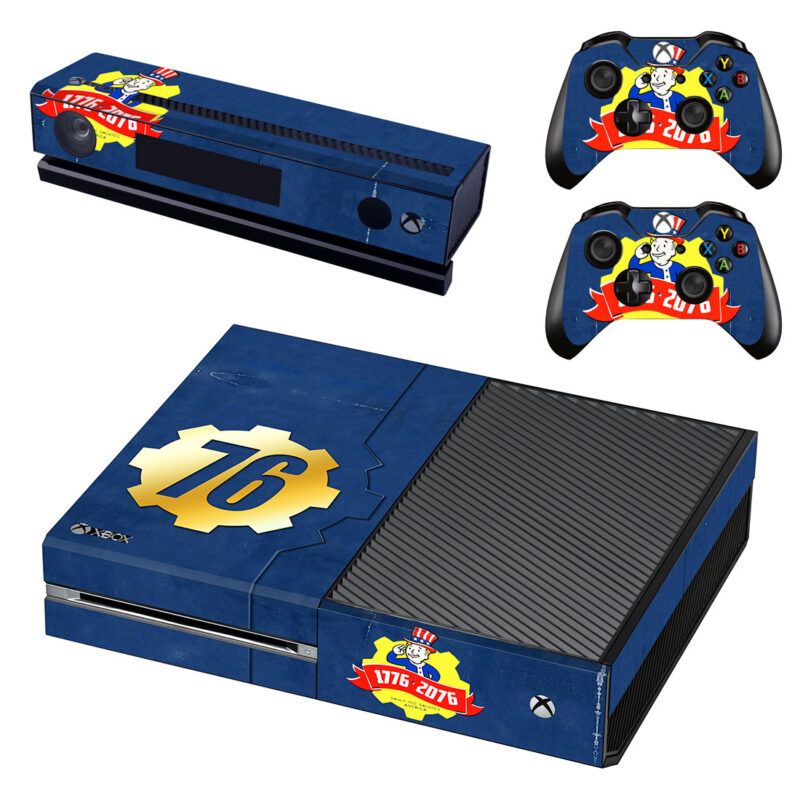 Fallout 76 Tricentennial Edition 1776 To 2076 Skin Sticker For Xbox One