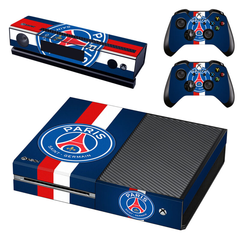 Paris Saint-Germain FC Fan Flag Xbox One Skin Sticker