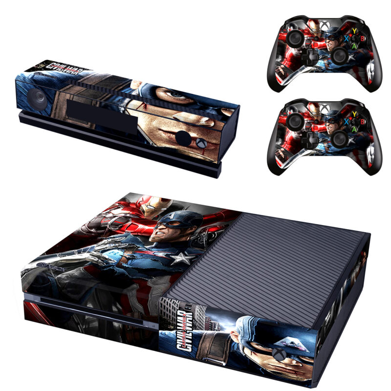 Captain America: Civil War Xbox One Skin Sticker Design 6