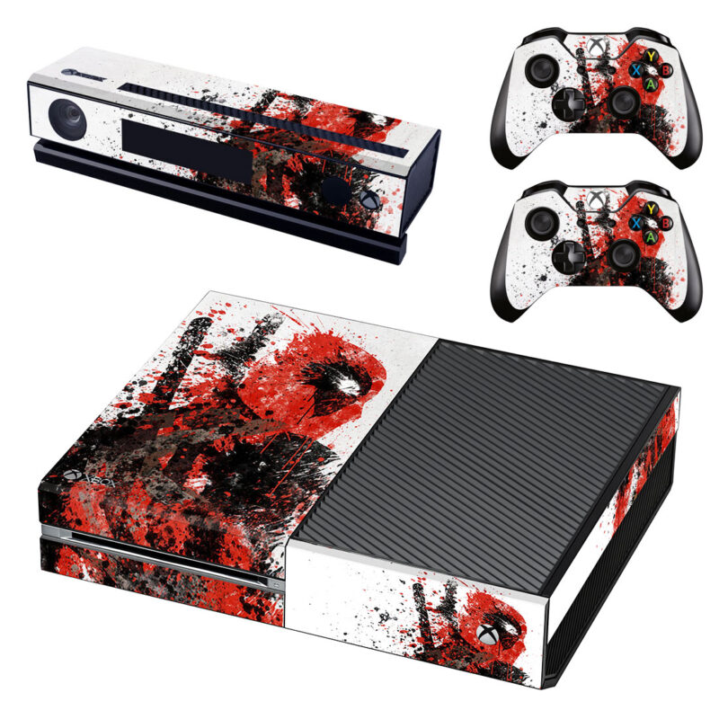 Deadpool Xbox One Skin Sticker Design 2