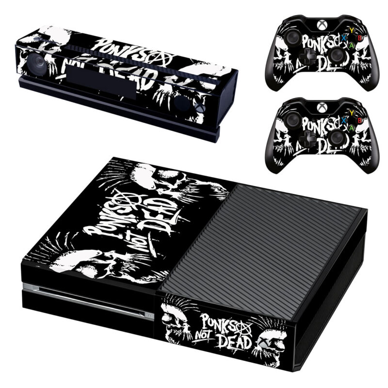 Punks Not Dead Art Xbox One Skin Sticker