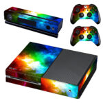 HD Rainbow Nebula Galaxy Xbox One Skin Sticker