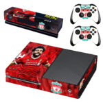 Liverpool F.C. And Mohamed Salah Skin Sticker For Xbox One