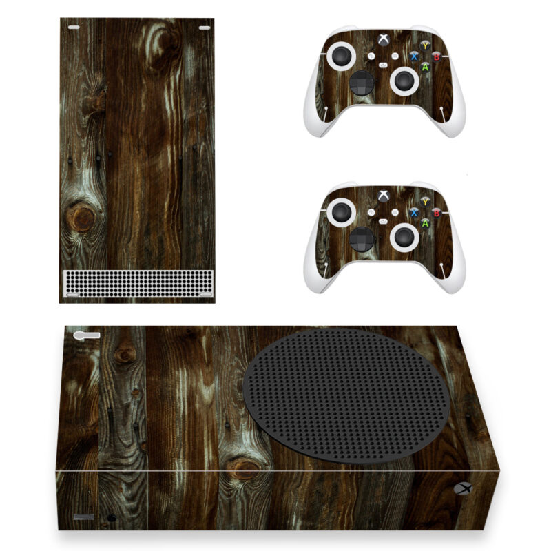 Old Wooden Texture Skin Sticker For Xbox Series S And Controllers