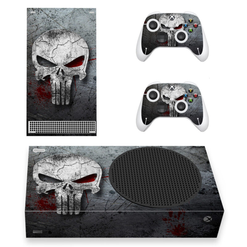 The Punisher Skin Sticker For Xbox Series S And Controllers