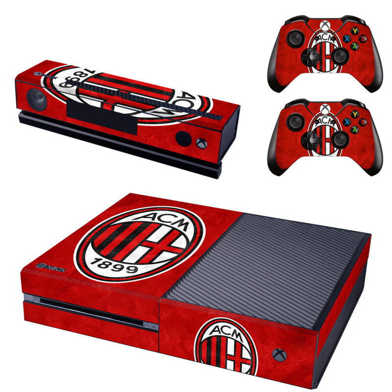 AC Milan Xbox One Skin Sticker Design 2