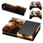 Sunset Through Trees Skin Sticker For Xbox One