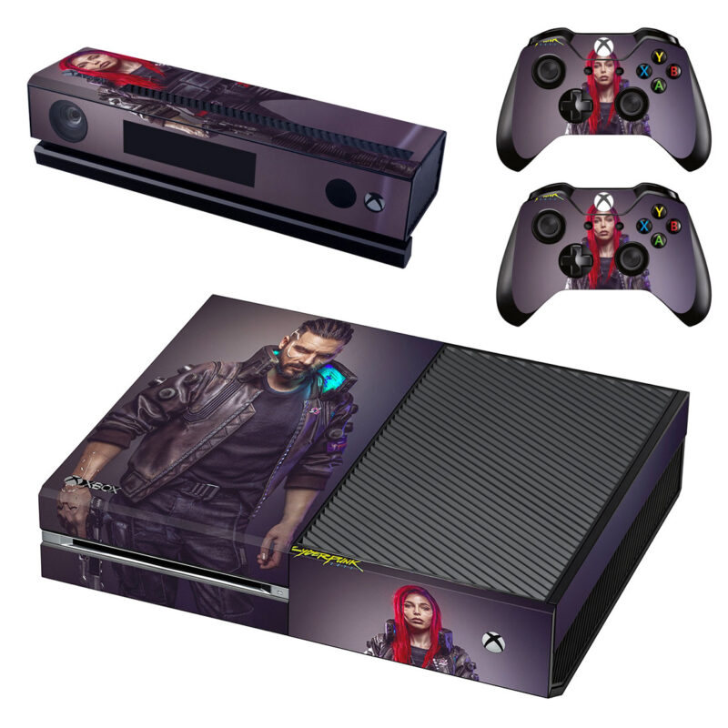 Cyberpunk 2077 Characters Xbox One Skin Sticker Design 1