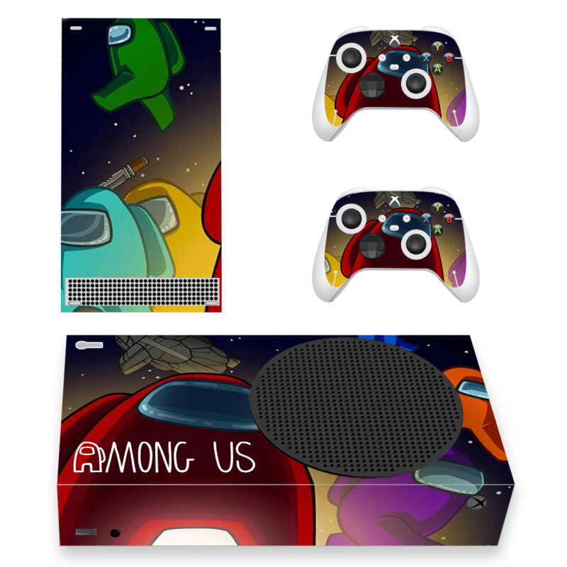 Among Us Game Skin Sticker For Xbox Series S And Controllers Design 1