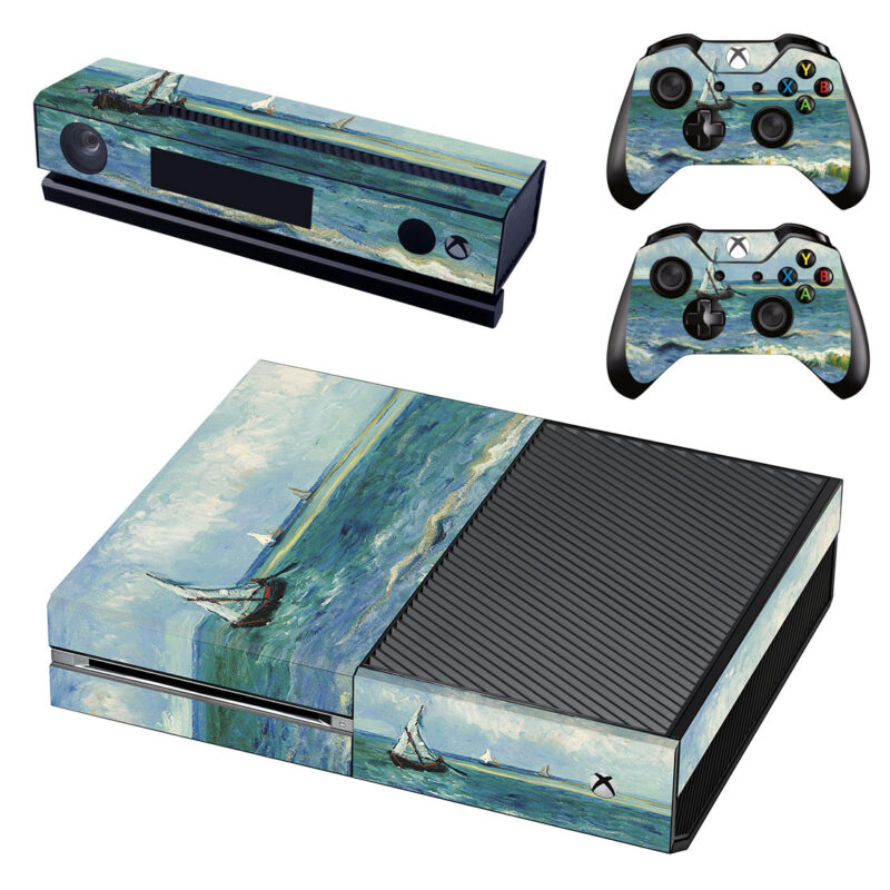 The Sea At Les Saintes-Maries-De-La-Mer Painting Xbox One Skin Sticker