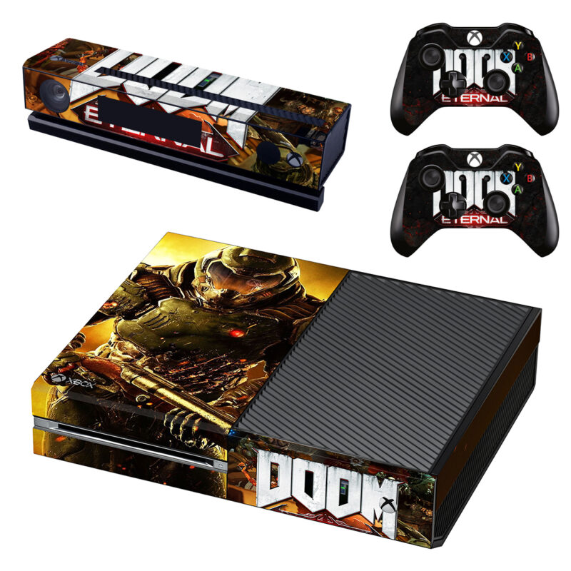 Doom Eternal Game Xbox One Skin Sticker Design 1