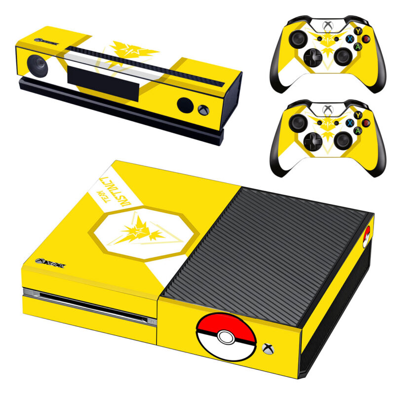 Pokémon Go Team Instinct Xbox One Skin Sticker