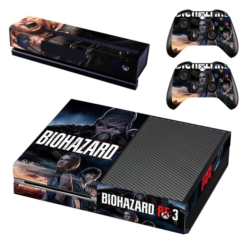 Biohazard Resident Evil: 3 Game Skin Sticker For Xbox One Design 1