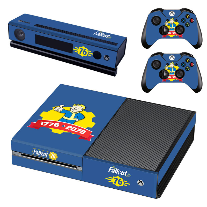 Fallout 76 Tricentennial Edition 1776 To 2076 Skin Sticker For Xbox One Design 1