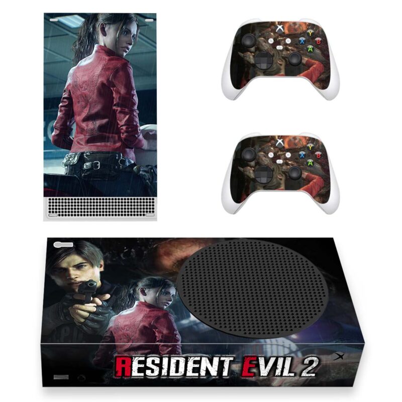 Resident Evil 2 Game Skin Sticker For Xbox Series S And Controllers Design 2