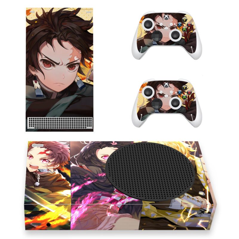 Demon Slayer: Kimetsu No Yaiba Anime Skin Sticker For Xbox Series S And Controllers