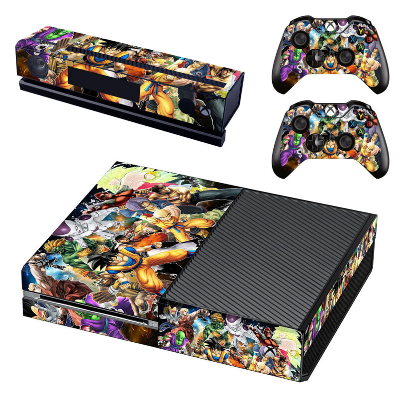 Dragon Ball Z Characters Group Xbox One Skin Sticker