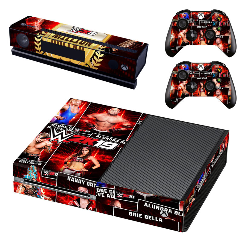 WWE 2K19 Game Skin Sticker For Xbox One Design 2