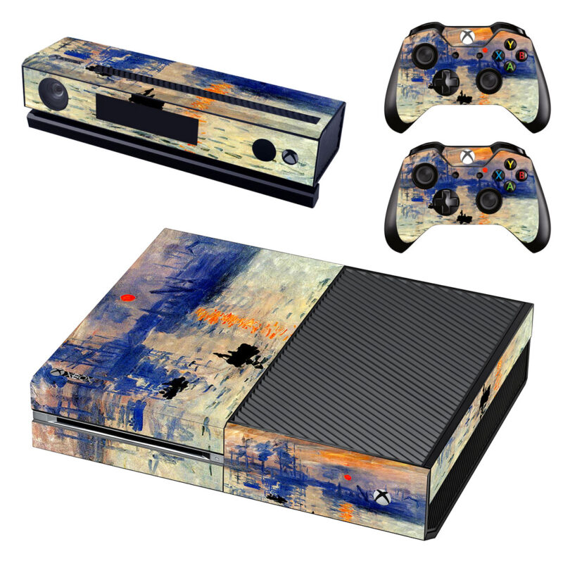 Impression Sunrise Painting Xbox One Skin Sticker