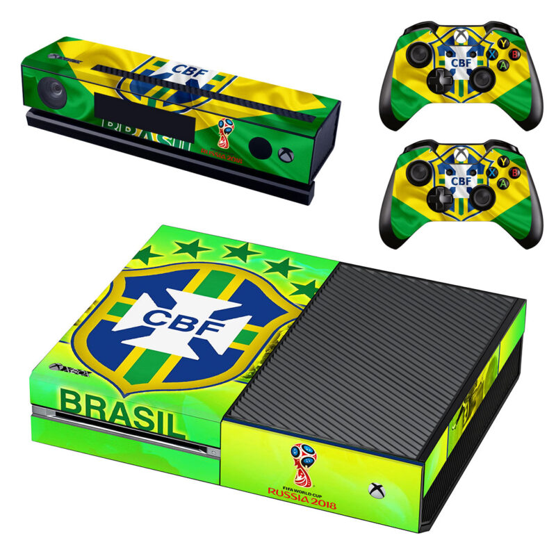 CBF And 2018 FIFA World Cup Skin Sticker For Xbox One