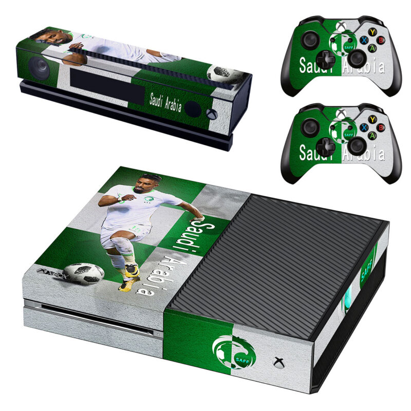 Saudi Arabia National Football Team And Salem Al Dawsari Xbox One Skin Sticker