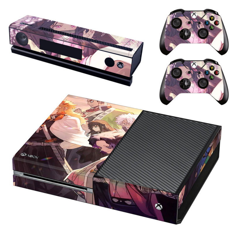 Demon Slayer: Kimetsu No Yaiba Skin Sticker For Xbox One Design 1