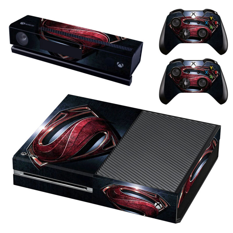 Superman Xbox One Skin Sticker Design 2