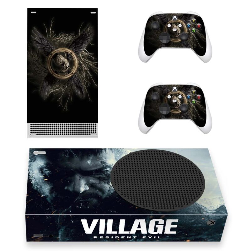 Resident Evil Village Game Skin Sticker For Xbox Series S And Controllers Design 5