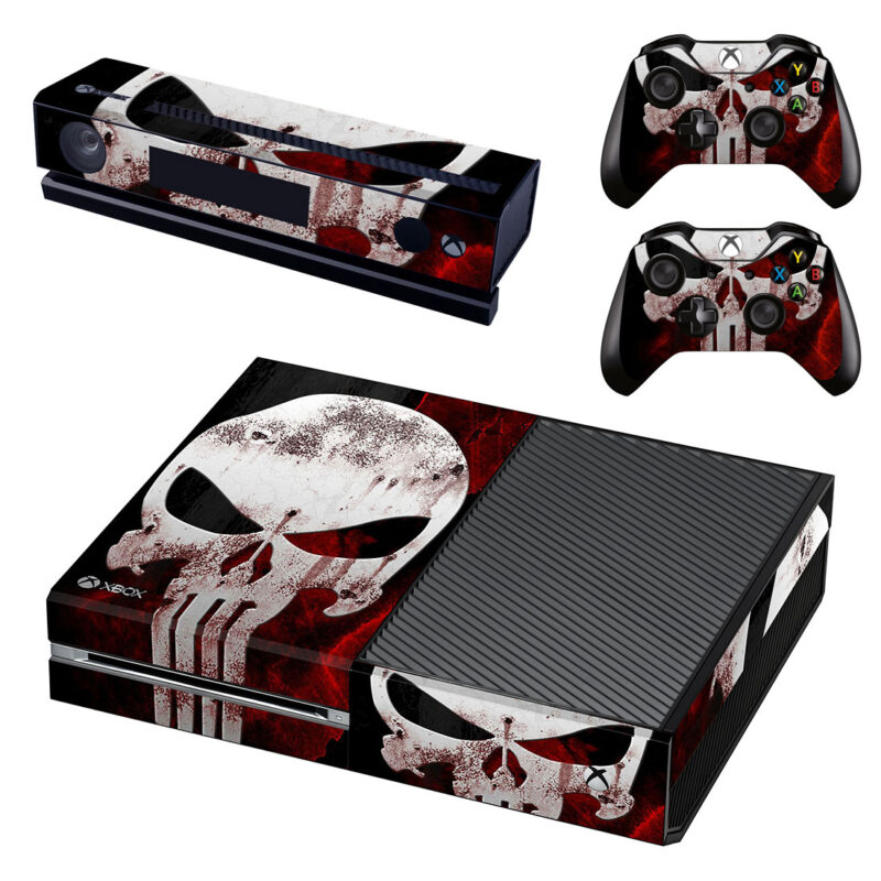 The Punisher Bloody Xbox One Skin Sticker