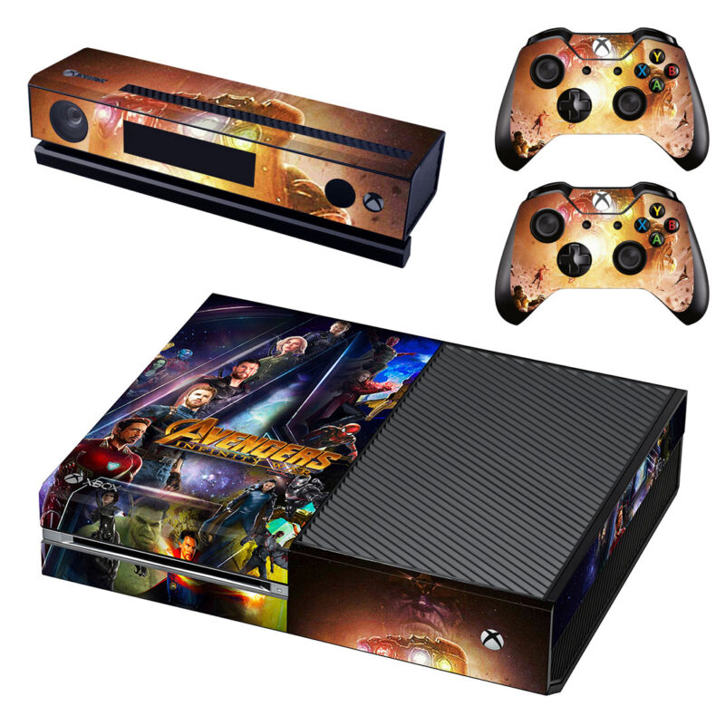 Avengers: Infinity War Xbox One Skin Sticker Design 3