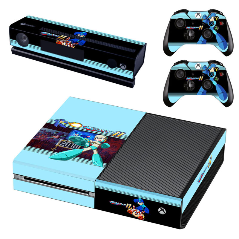 Mega Man 11 Game Skin Sticker For Xbox One Design 2