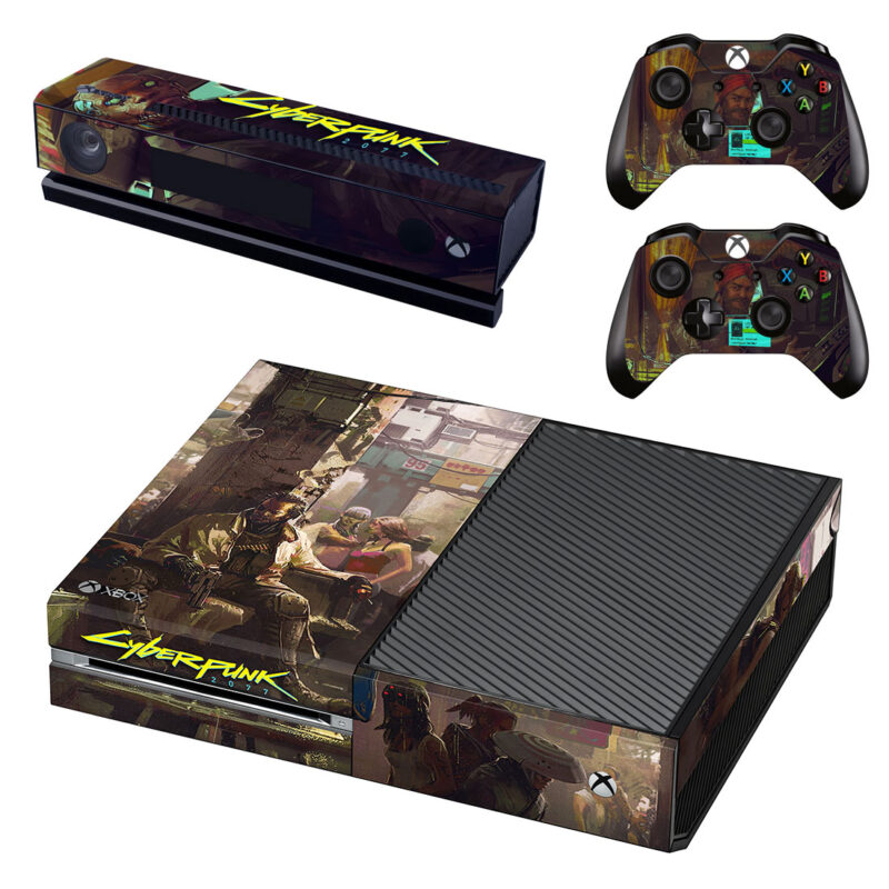 Cyberpunk 2077 Game Skin Sticker For Xbox One Design 4