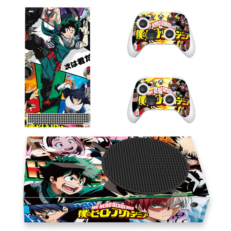 My Hero Academia Characters Skin Sticker For Xbox Series S And Controllers