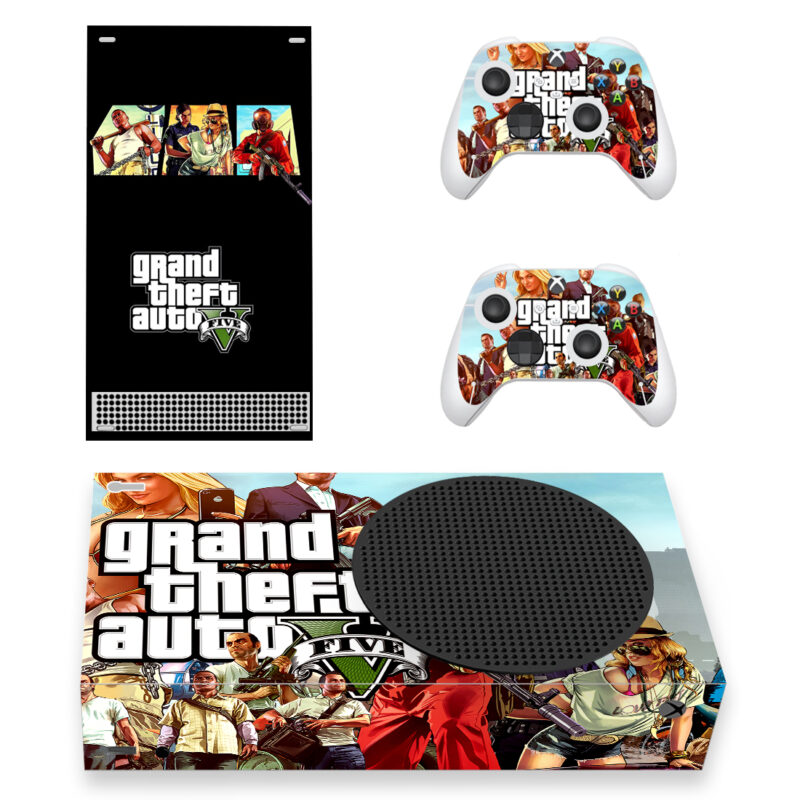 Grand Theft Auto V Game Skin Sticker For Xbox Series S And Controllers Design 4