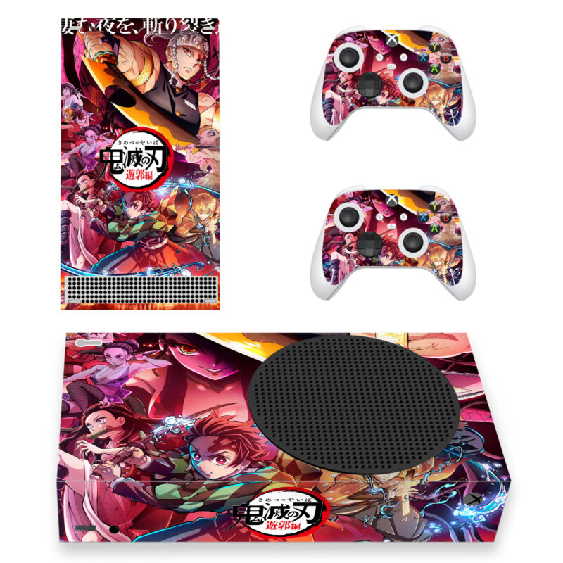 Demon Slayer: Kimetsu No Yaiba Skin Sticker For Xbox Series S And Controllers Design 7