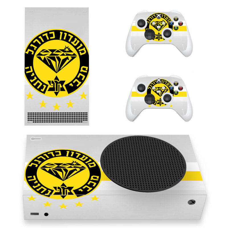 Maccabi Netanya F.C. Skin Sticker For Xbox Series S And Controllers