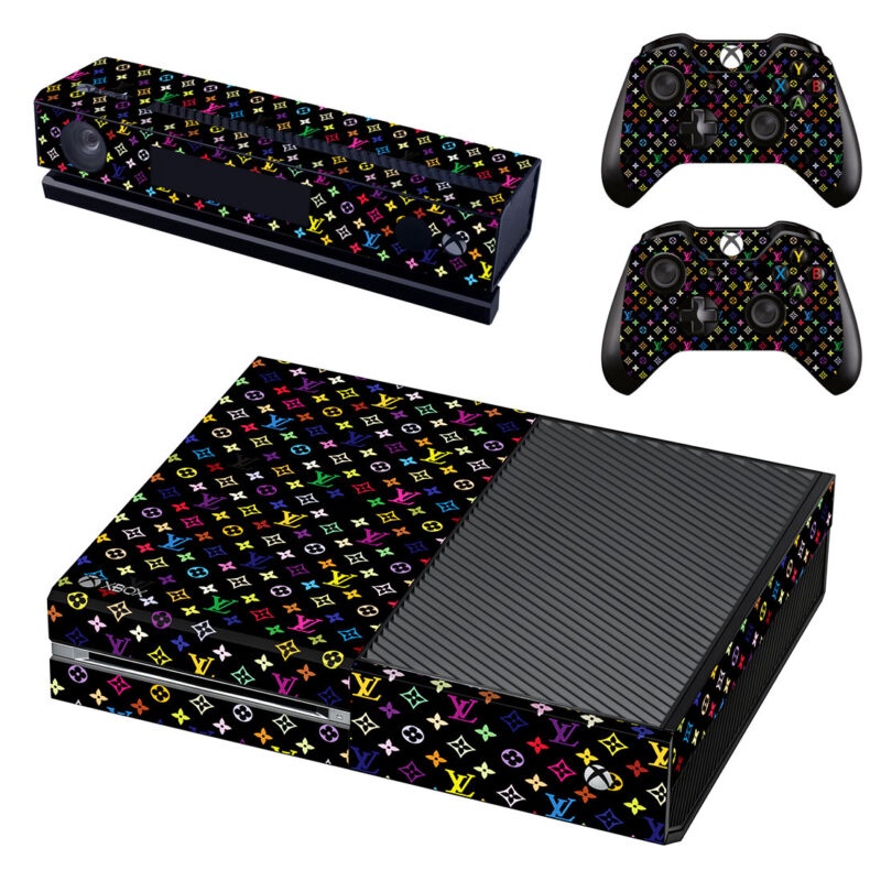 Louis Vuitton Color Pattern Xbox One Skin Sticker