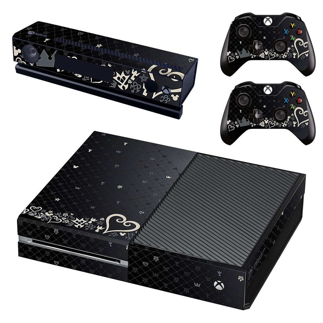 Kingdom Hearts 2.8 Symbols Pattern Skin Sticker For Xbox One