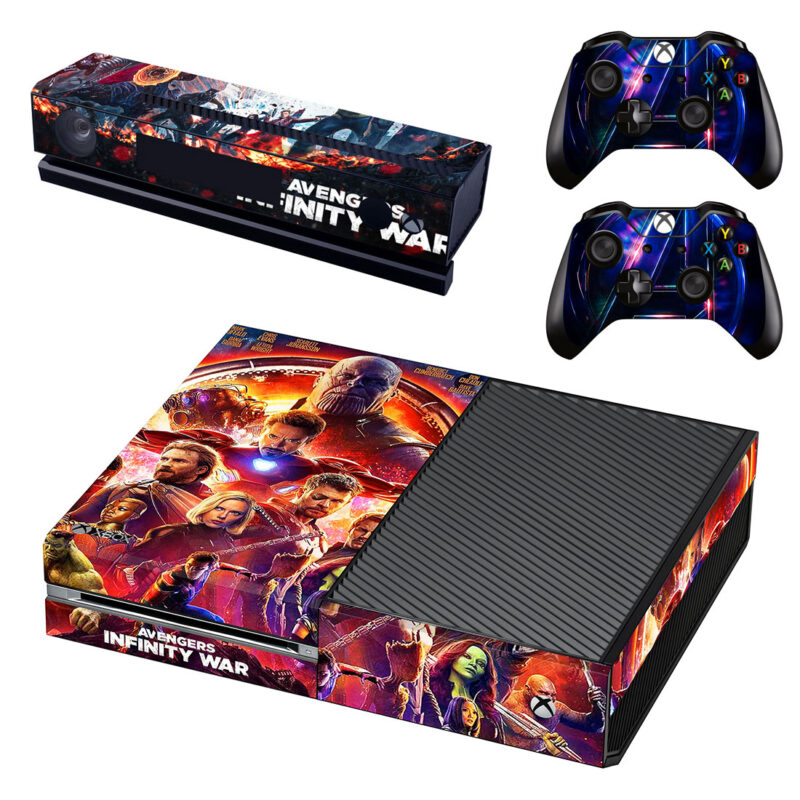 Avengers: Infinity War Skin Sticker For Xbox One Design 1