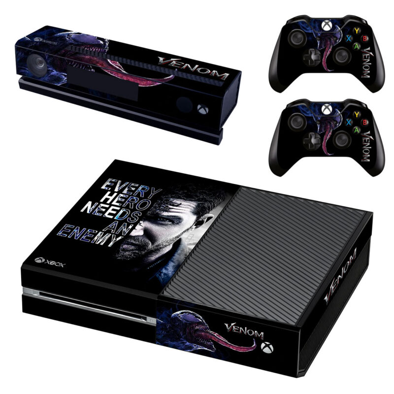 Venom With Every Hero Needs An Enemy Quotes Xbox One Skin Sticker