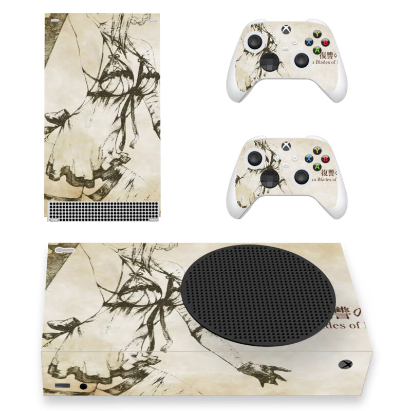 NieR Replicant Twin Blades Of Revenge Skin Sticker For Xbox Series S And Controllers