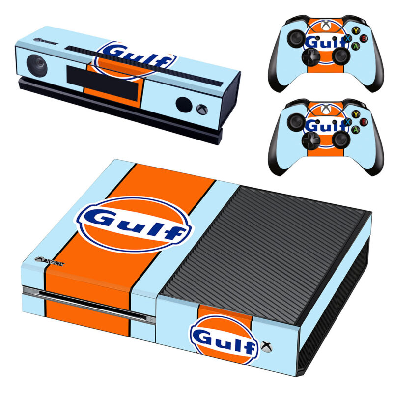 Gulf Oil Xbox One Skin Sticker