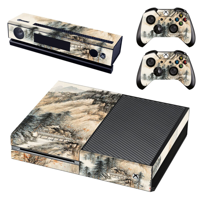 Chinese Art Skin Sticker For Xbox One