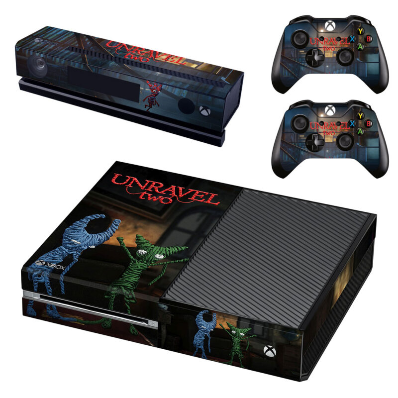 Unravel Two Game Skin Sticker For Xbox One Design 1