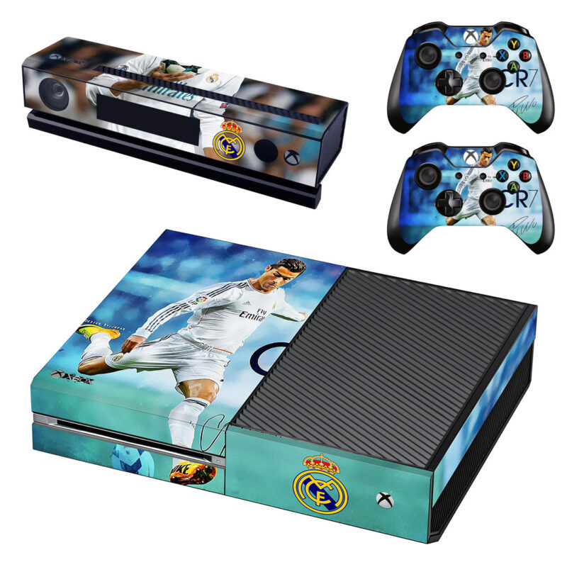 Real Madrid CF And Cristiano Ronaldo Skin Sticker For Xbox One