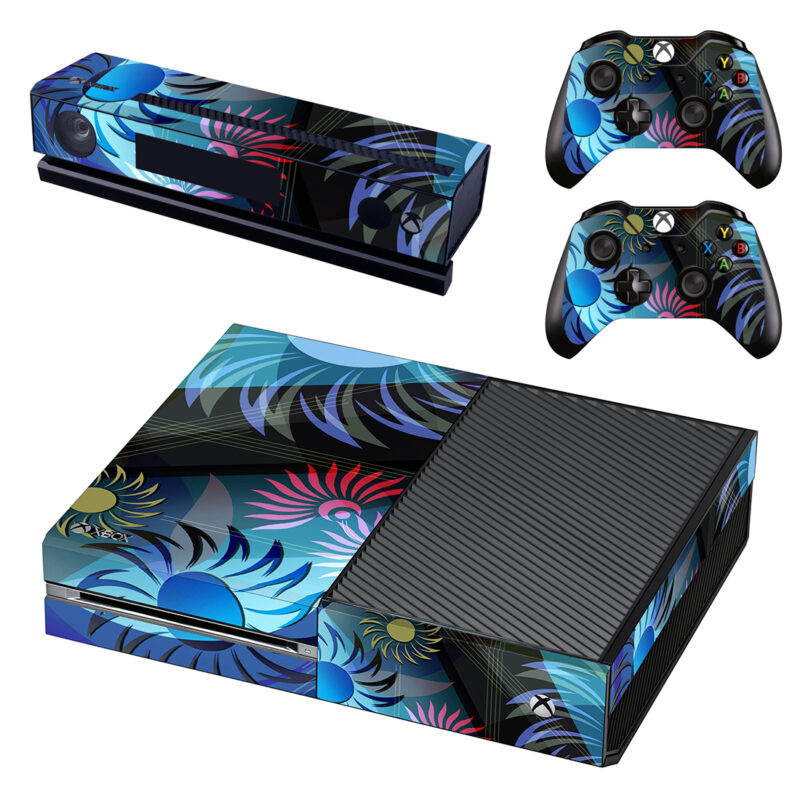 Sun Design Desenho Soleil Pattern Skin Sticker For Xbox One