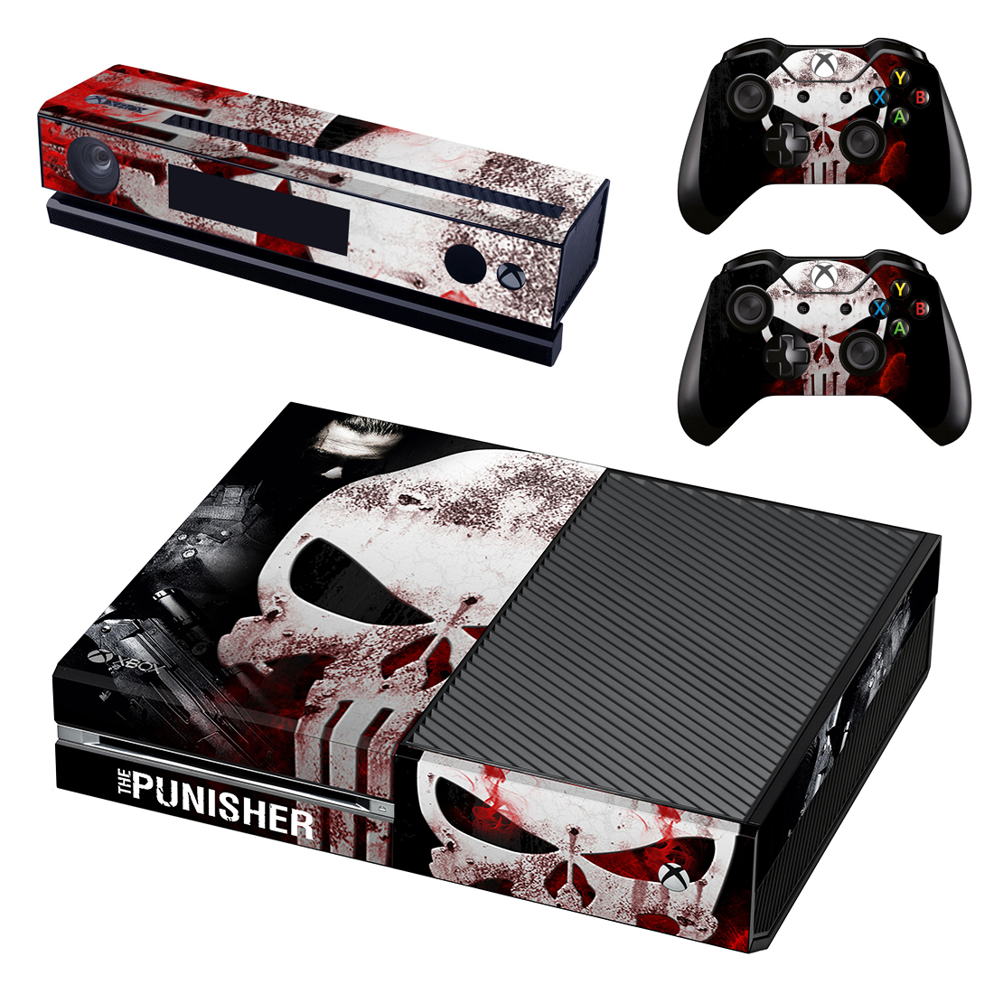 The Punisher Skin Sticker For Xbox One Design 2