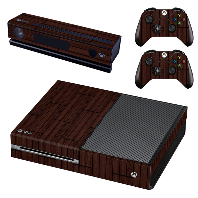 Brown Wooden Planks Xbox One Skin Sticker