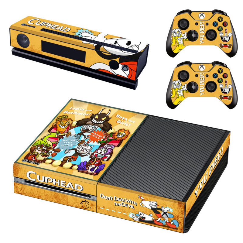 Cuphead Don't Deal With The Devil Xbox One Skin Sticker